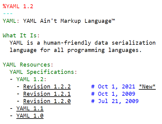 Getting Started with YAML