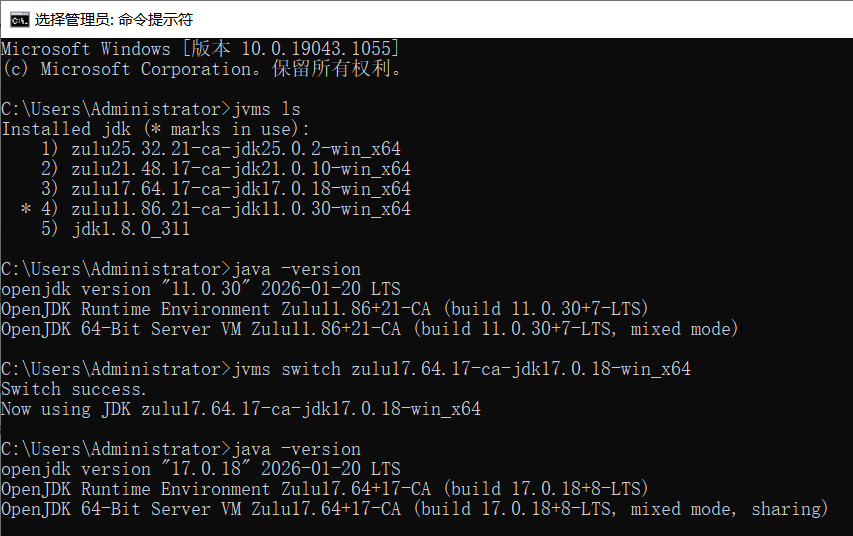 告别JDK版本混乱:JVMS让Windows下的Java开发如丝般顺滑
